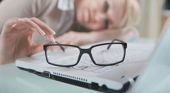 a woman with poor eyesight how to recover