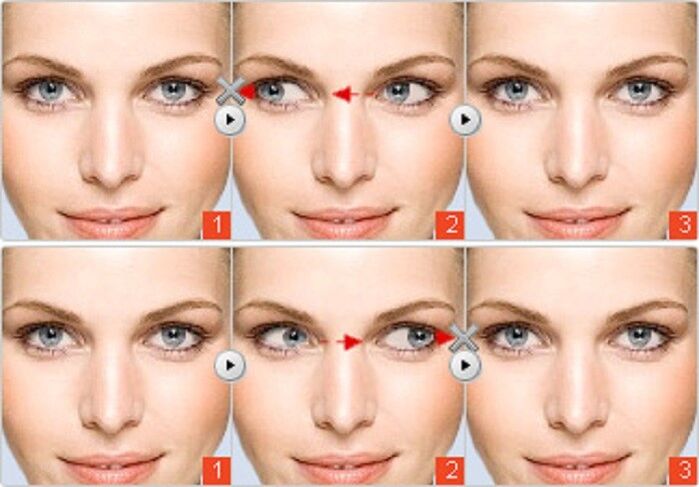 Gymnastics for the eyes that effectively improves vision